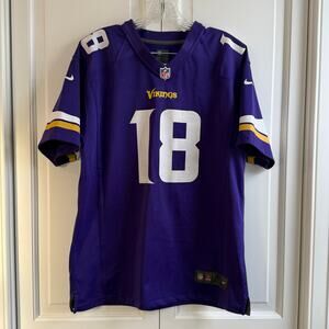 Justin Jefferson #18 Minnesota Vikings Nike Purple 2025 Official NFL Game Jersey